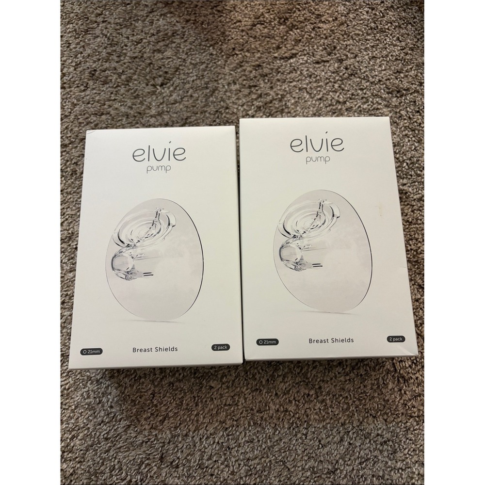 Elvie Pump Bre@st Shields NEW - Clear Set of 2 (2 per Pack, 21mm)